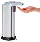 Dozowniki papieru i mydła dla firm - Batimex Kitchen Move BAT-01E Współczesna automatyczny dozownik do mydła stal nierdzewna/ABS/tworzywo sztuczne ze stali nierdzewnej 11 x 7,5 x 18,5 cm BAT-01E - miniaturka - grafika 1