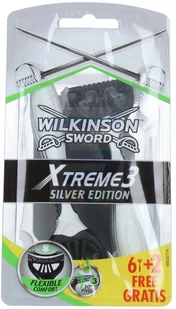 WILKINSON XTREME3 SILVER EDITION 6+2 SZT 7004747C - Akcesoria do golenia męskie - miniaturka - grafika 3