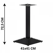 Inne meble biurowe - Stema SH Podstawa stolika żeliwna SH-5014-1/60/B, 41x41 cm (stelaż stolika), kolor czarny SH-5014-1/60/B - miniaturka - grafika 1