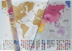 Playprint Polska Mapa zdrapka świata premium gold - Globusy - miniaturka - grafika 4