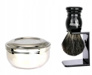 Pędzel Do Golenia Ze Stojakiem Włosie Borsuk 100% - Pędzle do golenia - miniaturka - grafika 13