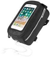 Uchwyty samochodowe do telefonów - Forever Torba na rower s pouzdrem na telefon OEM100508) Czarna - miniaturka - grafika 1