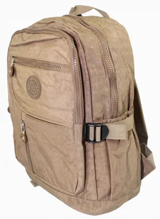 Bag Street Praktyczny Plecak Materiałowy BAG STREET 2216 KAWA Z MLEKIEM 35 x 26 x 15 cm - Plecaki - miniaturka - grafika 2