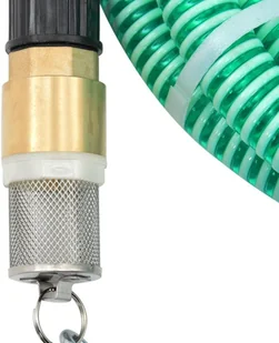 vidaXL Wąż ssący z mosiężnymi złączkami 15 m 25 mm zielony 151049 - Węże ogrodowe i zraszacze - miniaturka - grafika 3