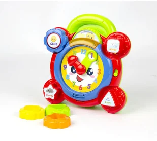 Anek Smily Play Mój pierwszy zegar - Zabawki interaktywne dla dzieci Anek Smily Play Mój pierwszy zegar - Zabawki interaktywne dla dzieci - miniaturka - grafika 1