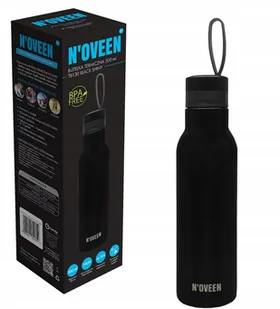 Noveen Butelka Termiczna NOVEEN TB130 Black Shiny 500 ml TB130 - Butelki termiczne - miniaturka - grafika 2