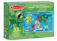 Układanki dla dzieci - Melissa & Doug Melissa Układanka - Puzzle Podłogowe - Mapa Świata - UKŁADANKA 10446 - miniaturka - grafika 1