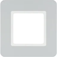 Klawisze i ramki - Hager Polo sp. z o.o. Ramka 1-krotna alu aksamit lakierowany Q.7 10116184 - miniaturka - grafika 1