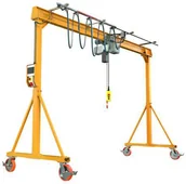 Wciągarki - Vidaxl 339 IMPROWEGLE bramowa skręcana miproCrane DELTA 300 wciągnik łańcuchowy elektryczny zintegrowany z wózkiem elektrycznym + kaseta sterująca udźwig 2000 kg wysięg 3500 mm wysokość podnoszen 33979608 - miniaturka - grafika 1