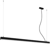 Lampy sufitowe - Thoro Nowatorska Lampa Wisząca PINNE 1450 CZARNA Minimalistyczny Design Lampa Sufitowa Natynkowa Żyrandol Moduł LED Ciepła Barwa Światła Oświetlenie do Salonu Nad Stół Sypialni Biura Oprawa THORO TH.084 - miniaturka - grafika 1