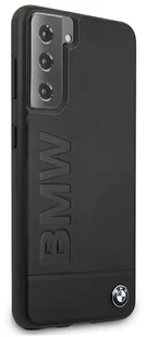 BMW Signature Logo Imprint Etui na Samsung Galaxy S21+ PLUS czarny BMW000327 - Etui i futerały do telefonów - miniaturka - grafika 4