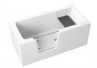 Polimat Wanna akrylowa prostokątna Vovo 140x70 00276 - Wanny Polimat Wanna akrylowa prostokątna Vovo 140x70 00276 - Wanny - miniaturka - grafika 3