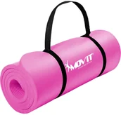 Maty do jogi - MOVIT RÓŻOWA MATA PIANKOWA 183x60x1,0cm DO ĆWICZEŃ GIMNASTYKI FITNESS JOGI 20040607 - miniaturka - grafika 1