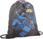 Worki na buty - LEGO Plecak Worek ze sznurkami LEGO Ninjago Jay 10105-08 Niebieski uniwersalny 348516-uniw - miniaturka - grafika 1