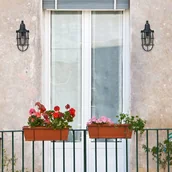 Lampy ogrodowe - Westinghouse Westinghouse Crestview kinkiet zewnętrzny, klatka - miniaturka - grafika 1