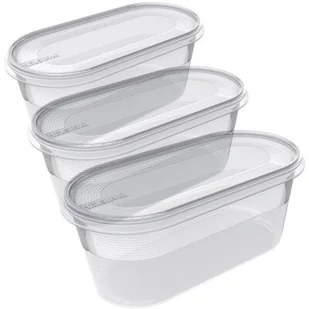 PLAST TEAM Pojemnik PLAST TEAM Helsinki 15920102 0.8 l 3 sztuki) 15920102 - Akcesoria i części AGD - miniaturka - grafika 2