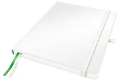Szkolne artykuły papiernicze - Leitz Notatnik Complete w formacie iPada w kratkę, oprawa twarda - biały 44730001 - miniaturka - grafika 1
