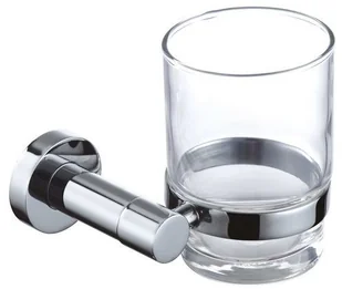 Omnires MODERN PROJECT Kubek z uchwytem chrom MP60320 CR MP60320CR - Kubki na szczoteczki do zębów - miniaturka - grafika 3