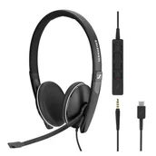 Słuchawki - Sennheiser EPOS ADAPT 165T II USB-C Czarne - miniaturka - grafika 1