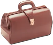 Meble i wyposażenie gabinetów medycznych - GIMA TORBA LEKARSKA TEXAS Torba lekarska ze skóry naturalnej TOW006818 - miniaturka - grafika 1