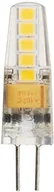 Żarówki LED - EMOS LED żarówka Classic JC A + + 2 W G4 Ciepłe białe, szkło, 2 W, przezroczysty, 1,6 x 1,6 x 5,1 cm ZQ8620 - miniaturka - grafika 1