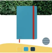 Notesy i bloczki - Leitz Notebook Cosy HC M Ruled Blue 44810061 - miniaturka - grafika 1