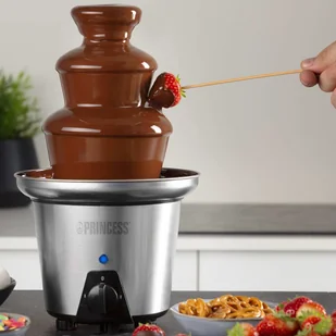 Princess Fontanna czekoladowa, XL, 90 W, srebrna Princess - Zestawy do fondue - miniaturka - grafika 4