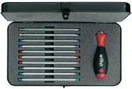 Śrubokręty - Wiha Zestaw wymiennych kling Wiha System 6 281 B11 00623 do warsztatu płaski krzyżakowy Phillips krzyżakowy Pozidriv TORX wewnętrzny sześciokąt 11 szt System 6 281 B11 - miniaturka - grafika 1