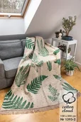 Koce - Cotton cloud Koc Cotton Cloud Housie Fern Green - miniaturka - grafika 1