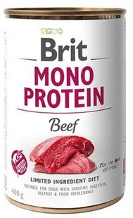 Brit Mono Protein Beef puszka 400g - Mokra karma dla psów - miniaturka - grafika 3