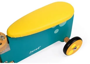 Janod drewniany jeździk ze skrzynią Hipopotam - Jeździki dla dzieci - miniaturka - grafika 6