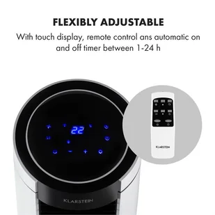 Klarstein Metrobreeze Miami, klimatyzator przenośny, 9000 BTU/2,6 kW, 950 W, biały VTSA9-MetrobreezWH - Klimatyzatory - miniaturka - grafika 5