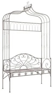 vidaXL Ławka ogrodowa, 122 cm, żelazo, antyczny brąz - Ławki ogrodowe vidaXL Ławka ogrodowa, 122 cm, żelazo, antyczny brąz - Ławki ogrodowe - miniaturka - grafika 2