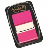 Zakładki indeksujące - Post-It 3M Zakładki indeksujące (680-21), PP, 25x43mm, 50 kart., jaskraworóżowe 3M-70071392743 - miniaturka - grafika 1