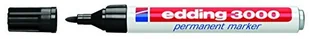 Edding Marker Permanentny czarny okrągły 3000 EG5069 - Markery permanentne - miniaturka - grafika 2