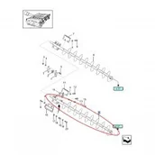Części i akcesoria do maszyn rolniczych - NEW HOLLAND CASE ŚLIMAK KŁOSOWY LH TX 89831155 89831155 - miniaturka - grafika 1