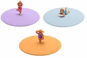 Pozostałe akcesoria barmańskie - Lurch 210199 moja pokrywka Beach Girls zestaw 3 szt. , kolorowa - miniaturka - grafika 1