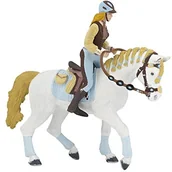 Figurki dla dzieci - Papo 51545 modna jazda konna damska niebieska figurka 3465000515454 - miniaturka - grafika 1