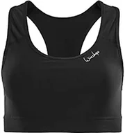 Biustonosze - WINSHAPE WINSHAPE Damski biustonosz fitness czas wolny Bustier Functional sportowy Sb101, czarny biustonosz treningowy czarny czarny XL SB101-SCHWARZ - miniaturka - grafika 1