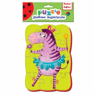 Zebra Roter Kafer Puzzle ROTER KAFER Magnetyczne piankowe Czarodziejka - Puzzle - miniaturka - grafika 2