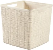 Pudła i pojemniki do przechowywania - Keter Keter Koszyk Jute kremowy 17 l - miniaturka - grafika 1