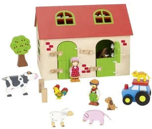 Goki klocki Drewniana farma - Figurki dla dzieci - miniaturka - grafika 2