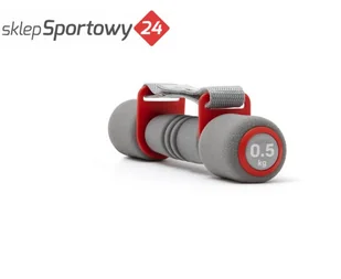 Reebok Hantle z uchwytem RAWT-11060RD Reebok 2x0,5 kg RAWT-11060RD - Hantle i ciężarki - miniaturka - grafika 2