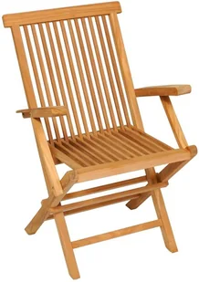 vidaXL 5-cz. zestaw mebli ogrodowych, lite drewno tekowe 3059595 - Meble ogrodowe - miniaturka - grafika 9