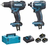 Zestawy elektronarzędzi - Makita Wkrętarka i zakrętarka MDLX2127TJ1, 18 V - miniaturka - grafika 1
