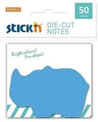 Notesy i bloczki - Ateneum Notes samoprzylepny Nosorożec - miniaturka - grafika 1