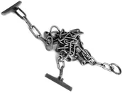 Łańcuchy i liny stalowe - Chle-mar Łańcuch żłobowy fi 4,0mm - miniaturka - grafika 1