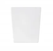 Akcesoria do armatury i ceramiki - Zagłówek wannowy biały Besco Talia - miniaturka - grafika 1