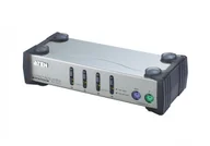 Adaptery i przejściówki - Aten Przełącznik KVM CS84AC-AT 4-portowy PS/2 VGA CS84AC-AT - miniaturka - grafika 1