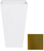 Umywalki - Besco Umywalka wolnostojąca Vera GLAM Złota - OFICJALNY PARTNER PRODUCENTA #UMD-V-WOZ - miniaturka - grafika 1